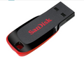 SanDisk 64 GB Cruzer Blade USB 2.0 Flash Drive - Black